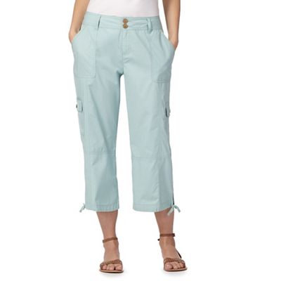 Mantaray Light green cropped trousers